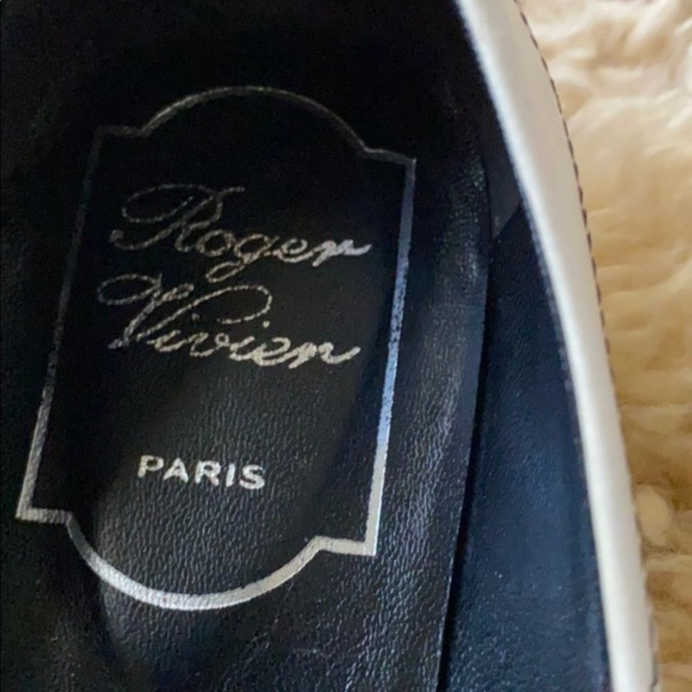 Roger Vivier Prism Color-Block Pointed Toe Flats … - image 8